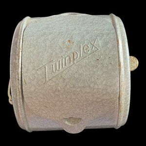 Razor Sharpener Twinplex Vintage Barber Tool Hand Crank Manual Silver